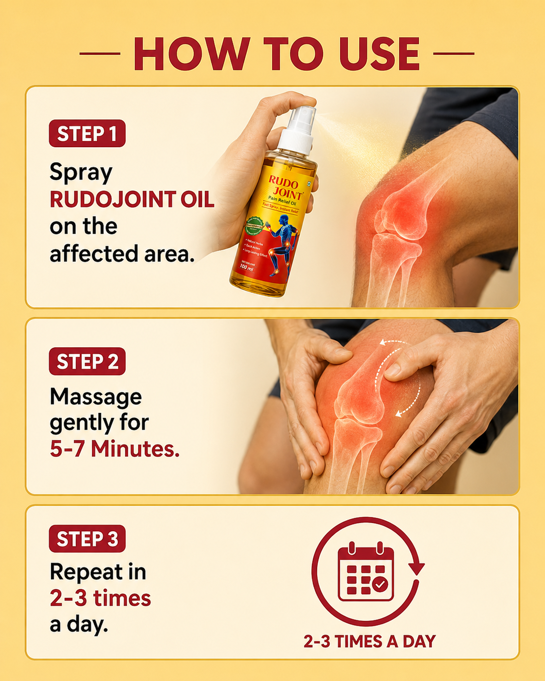 Ayurvedic Pain Relief Oil | Rudojoint Pain Relief Oil - India