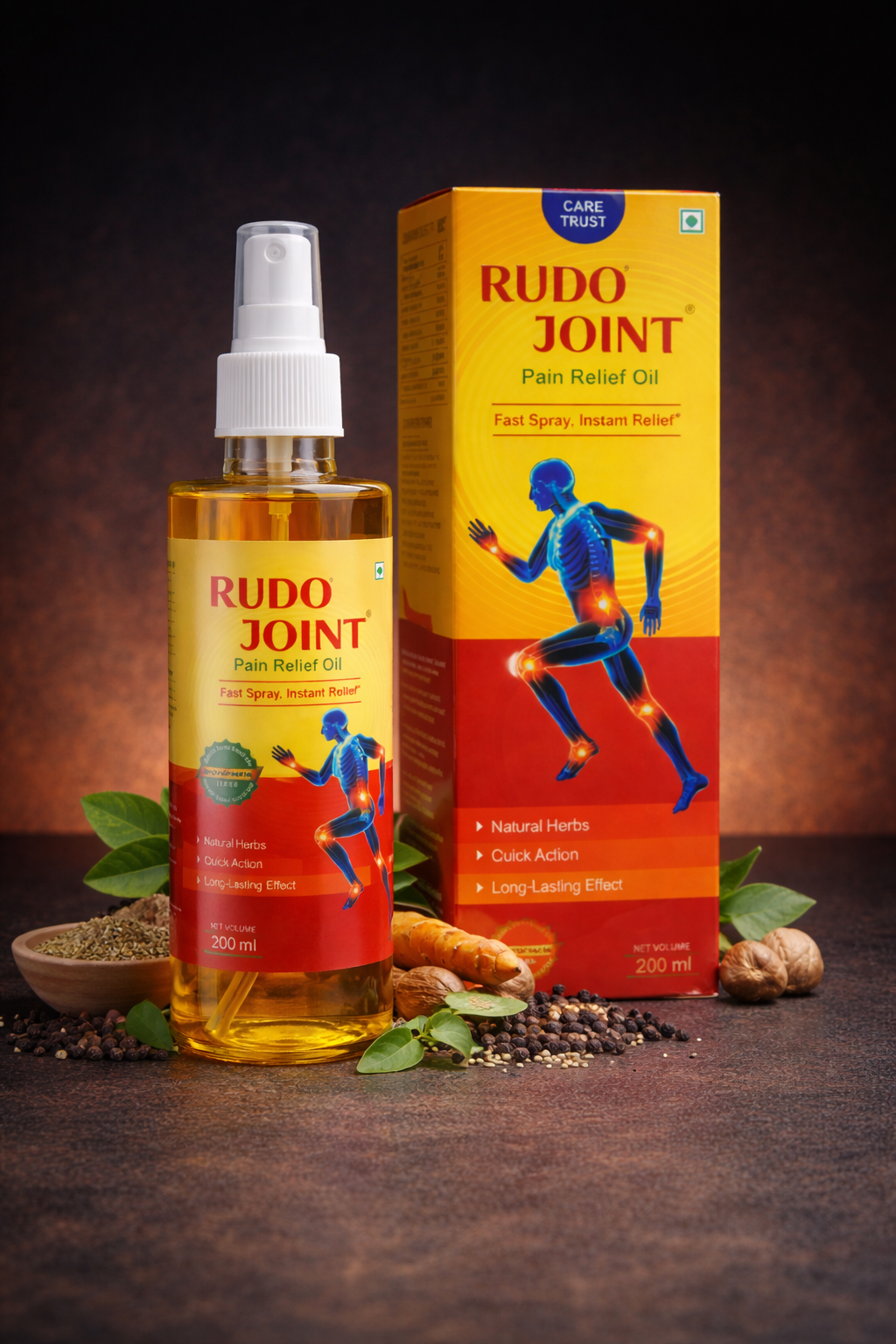 Ayurvedic Pain Relief Oil | Rudojoint - India